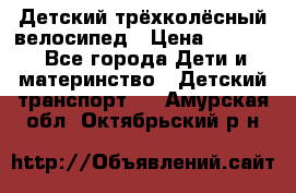 Детский трёхколёсный велосипед › Цена ­ 4 500 - Все города Дети и материнство » Детский транспорт   . Амурская обл.,Октябрьский р-н